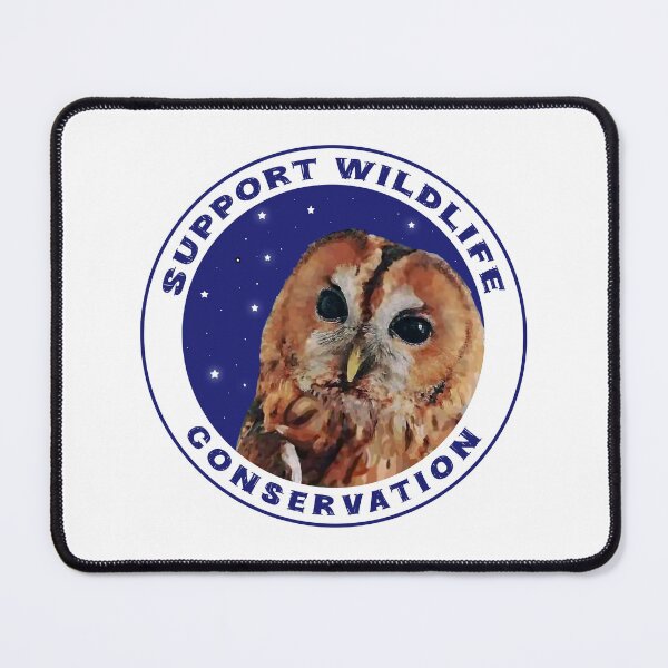 Item preview, Support wildlife conservation Midnight Owl detailed illustration Proceeds go to animal charities and rescues designed and sold by AnimalFriends1.