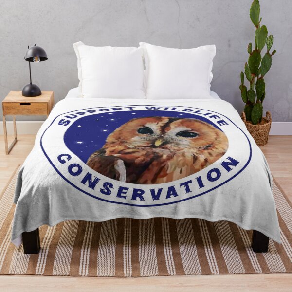 Item preview, Support wildlife conservation Midnight Owl detailed illustration Proceeds go to animal charities and rescues designed and sold by AnimalFriends1.
