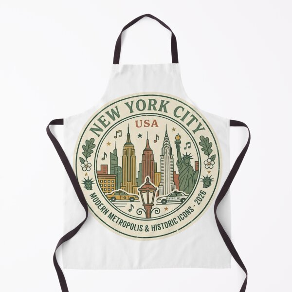 Item preview, New York City USA Statue of Liberty Retro Vintage Travel Sticker designed and sold by Zeyzep.