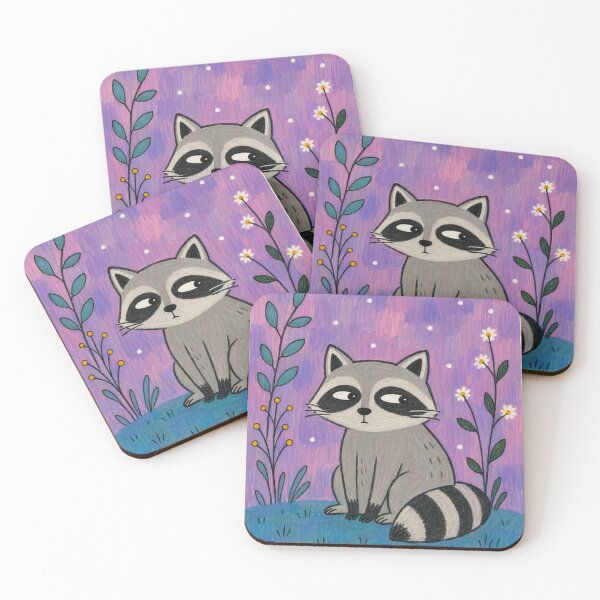 Item preview, Cute Raccoon Shirt | Cartoon Trash Panda Graphic Tee for Animal Lovers designed and sold by SleepyLlamaClothes.