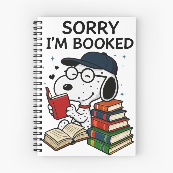 Item preview, Sorry I’m Booked Reading Dog designed and sold by NightSpell.