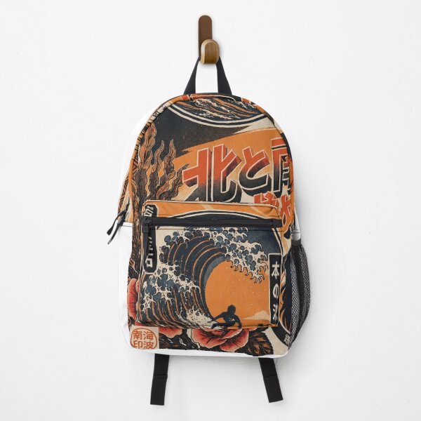 Item preview, Ride the Wave – Japanese Vintage Surf Woodblock T-Shirt designed and sold by zumerdiego.