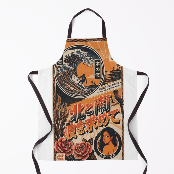 Item preview, Ride the Wave – Japanese Vintage Surf Woodblock T-Shirt designed and sold by zumerdiego.