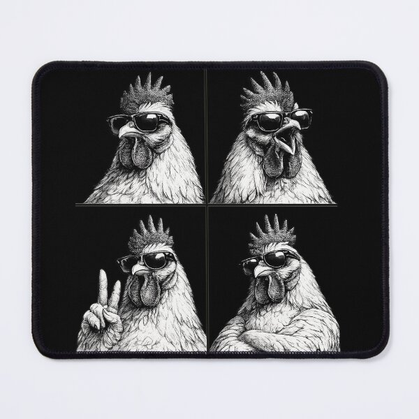 Item preview, Cool Rooster Squad | Funny Chicken Wearing Sunglasses Vintage T-Shirt designed and sold by HectorStore11.