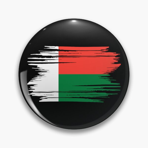Item preview, Distressed Madagascar Flag MG designed and sold by shitpostee.