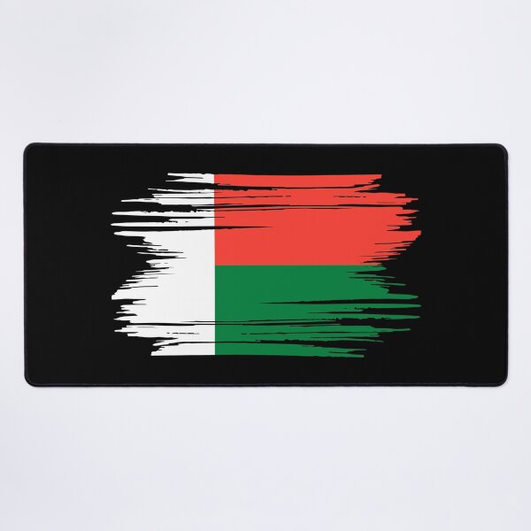 Item preview, Distressed Madagascar Flag MG designed and sold by shitpostee.