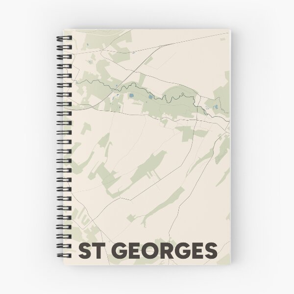 Item preview, St Georges Map designed and sold by MapsNerd.