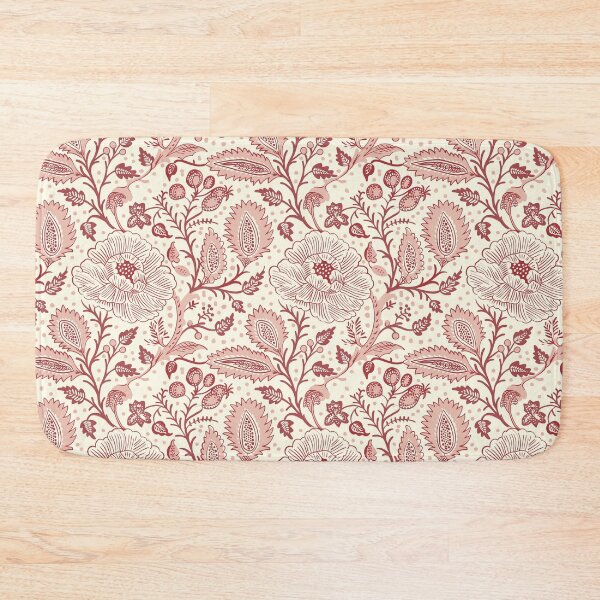 Item preview, Vintage Indian Kalamkari Floral Pattern designed and sold by Hanna Ryan.
