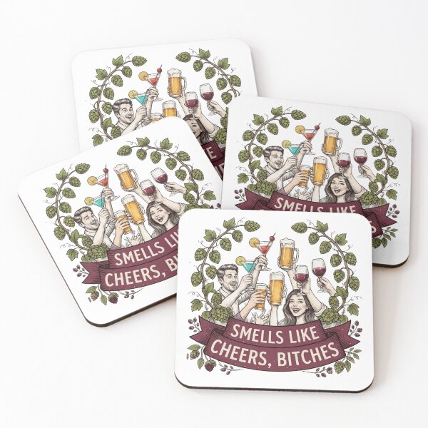 Item preview, Smells Like Cheers, Bitches | Funny Gift For Drink Lovers designed and sold by BrokenLabel.