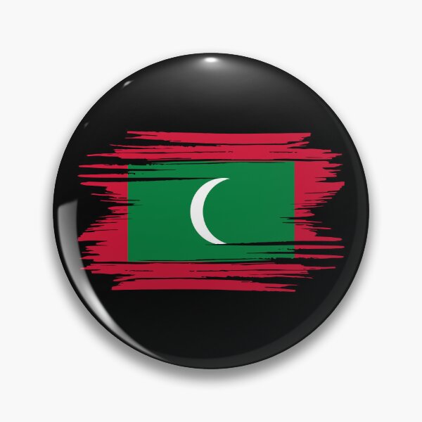Item preview, Distressed Maldives Flag MV designed and sold by shitpostee.