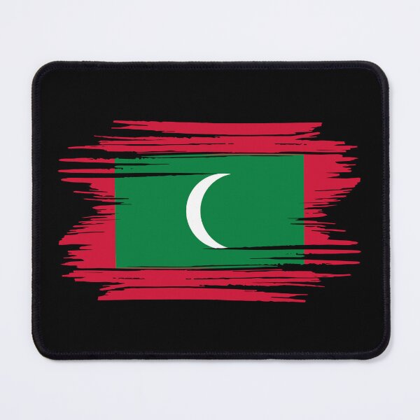 Item preview, Distressed Maldives Flag MV designed and sold by shitpostee.