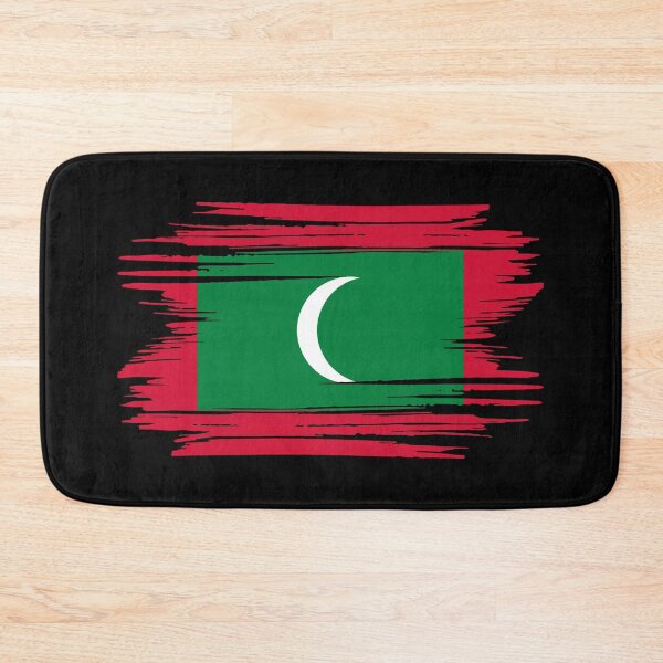 Item preview, Distressed Maldives Flag MV designed and sold by shitpostee.