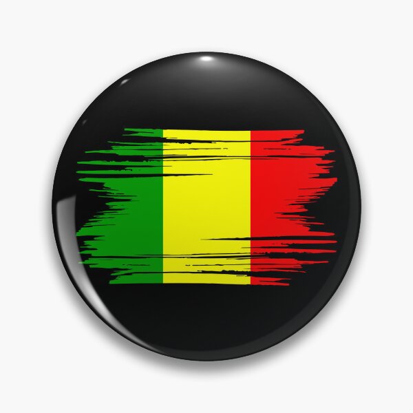 Item preview, Distressed Mali Flag ML designed and sold by shitpostee.