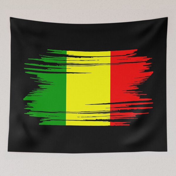Item preview, Distressed Mali Flag ML designed and sold by shitpostee.