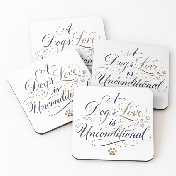 Item preview, Dog Love Quote Typography Design designed and sold by ExploreAura Studio.
