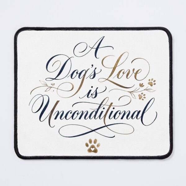 Item preview, Dog Love Quote Typography Design designed and sold by ExploreAura Studio.