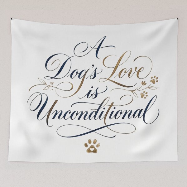 Item preview, Dog Love Quote Typography Design designed and sold by ExploreAura Studio.
