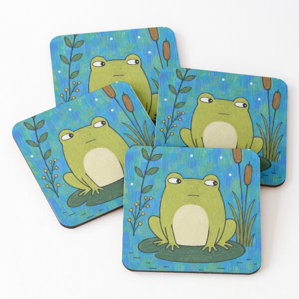 Item preview, Cute Frog Shirt | Cartoon Frog on Lily Pad Graphic Tee for Frog Lovers designed and sold by SleepyLlamaClothes.