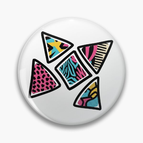 Item preview, Retro 80s Memphis Geometric Abstract Triangles designed and sold by Dzblack.