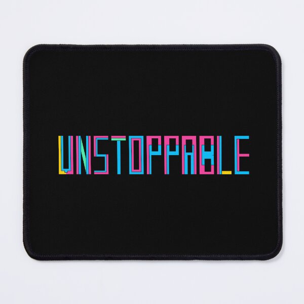 Item preview, Unstoppable Colorful Typography, Bold Motivational Quote Graphic Tee designed and sold by nimoxi.