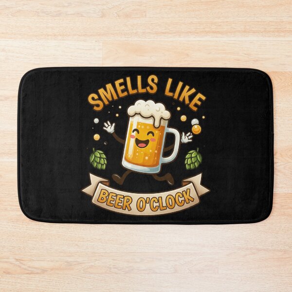 Item preview, Smells Like Beer O'Clock | Funny Gifts For Beer Lovers designed and sold by BrokenLabel.