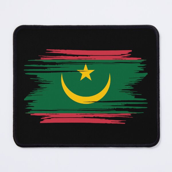 Item preview, Distressed Mauritania Flag MR designed and sold by shitpostee.