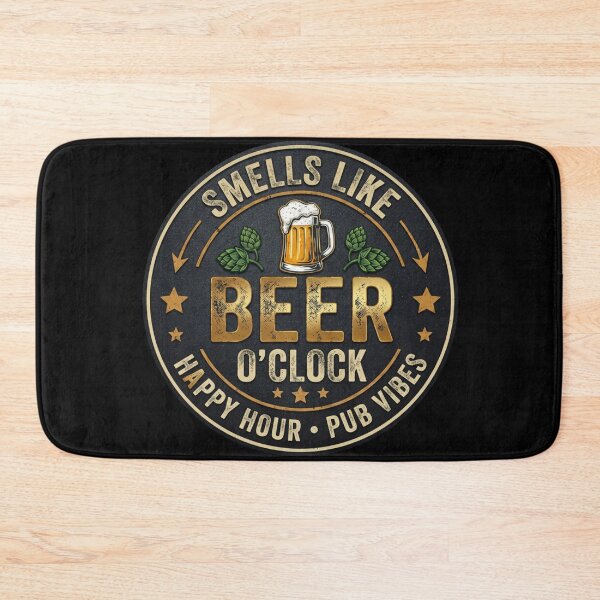Item preview, Smells Like Beer O'Clock | Funny Gifts For Beer Lovers designed and sold by BrokenLabel.