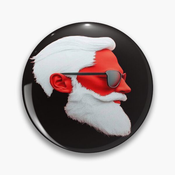 Aperçu de l'œuvre Santa Claus Cool & Moderne - Père Noël Stylisé avec Lunettes de Soleil créée et vendue par RAYBIL.