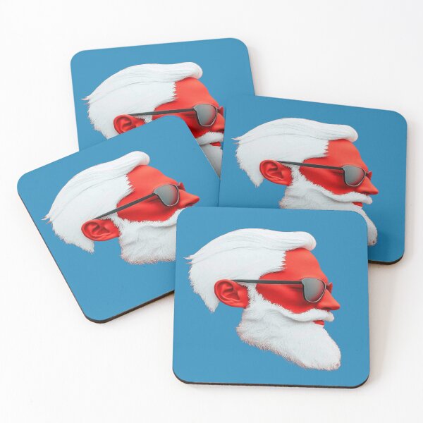 Item preview, Cool & Modern Santa Claus - Stylized Santa with Sunglasses designed and sold by RAYBIL.