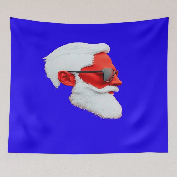 Item preview, Cool & Modern Santa Claus - Stylized Santa with Sunglasses designed and sold by RAYBIL.