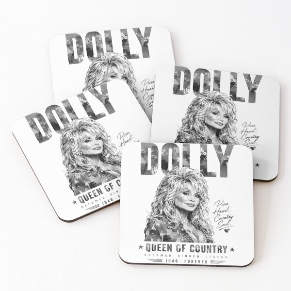Artikelvorschau, Dolly Queen Of Country Schwarz-Weiß-Edition entworfen und verkauft von KLERIKSTORE.