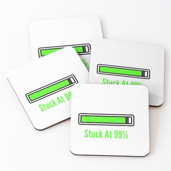 Item preview, Stuck At 99 Percent Funny Gamer Loading Screen designed and sold by SW Shop.