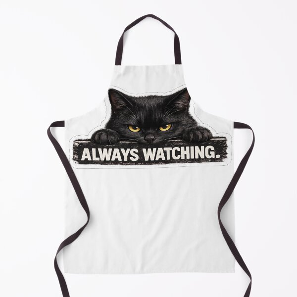 Item preview, Always Watching Black Cat Sticker | Funny Peeking Black Cat Meme | Cat Lover Gift designed and sold by Skedart.