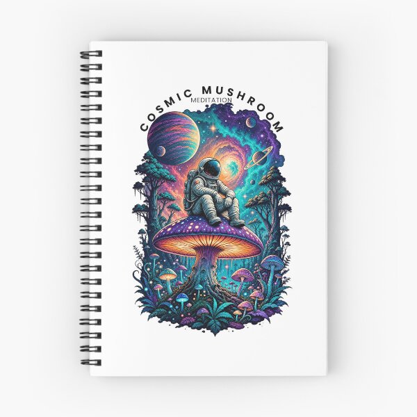 Item preview, Cosmic Journey Mushroom Tee - Retro Psychedelic Galaxy Astronaut Shirt designed and sold by RadiantReza.