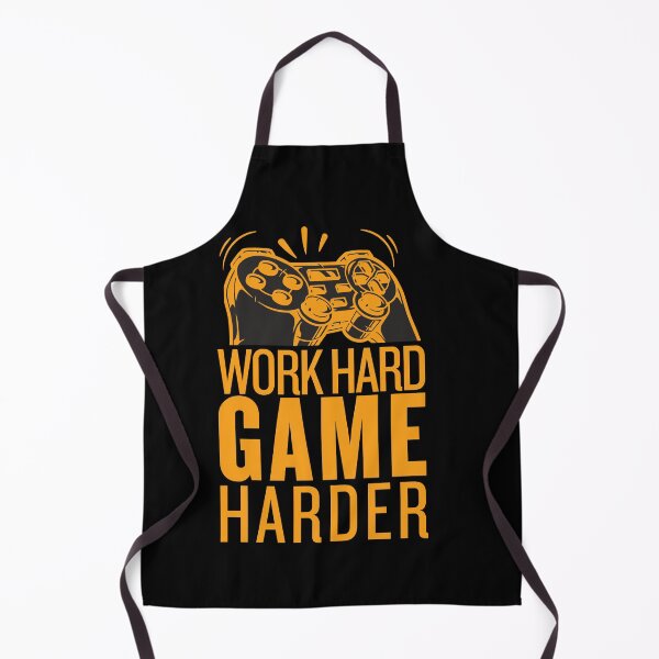 Item preview, Work Hard, Game Harder | Funny Gifts For Gamers designed and sold by BrokenLabel.