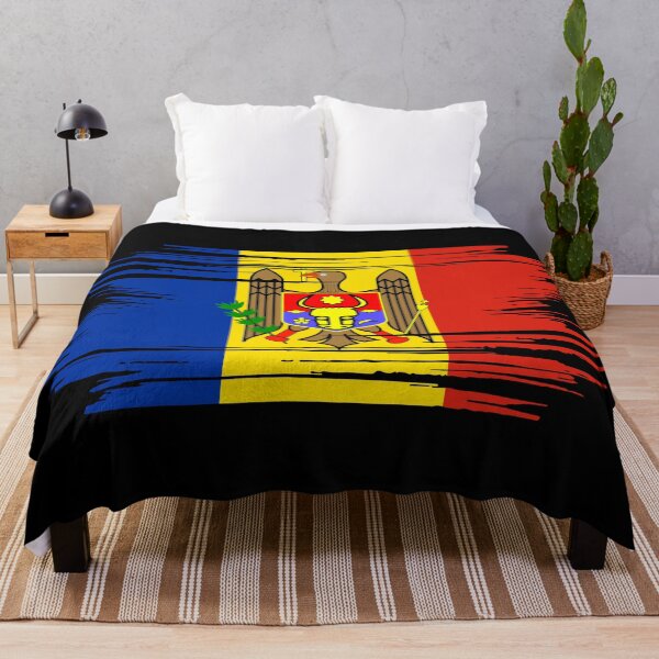 Item preview, Distressed Moldova Flag MD designed and sold by shitpostee.