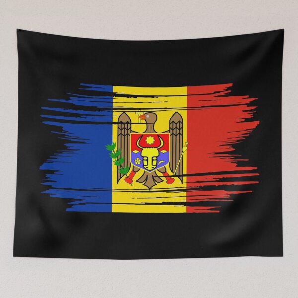 Item preview, Distressed Moldova Flag MD designed and sold by shitpostee.