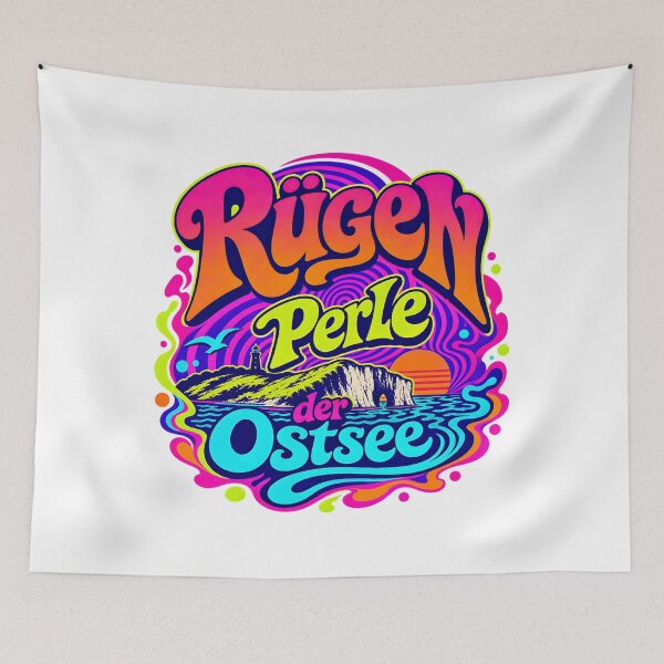 Item preview, Rügen Baltic Sea Island Psychedelic designed and sold by HoshisWorld2018.