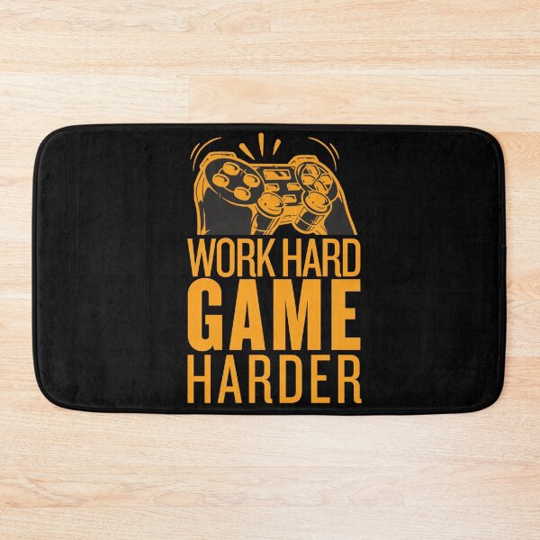 Item preview, Work Hard, Game Harder | Funny Gifts For Gamers designed and sold by BrokenLabel.