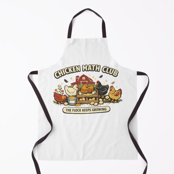 Item preview, Chicken Math Club Funny Backyard Chicken Keeper designed and sold by Concrete Coffee Studio.