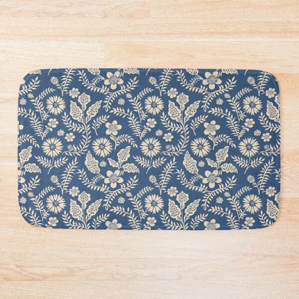 Item preview, Vintage Indian Kalamkari Floral Pattern designed and sold by Hanna Ryan.
