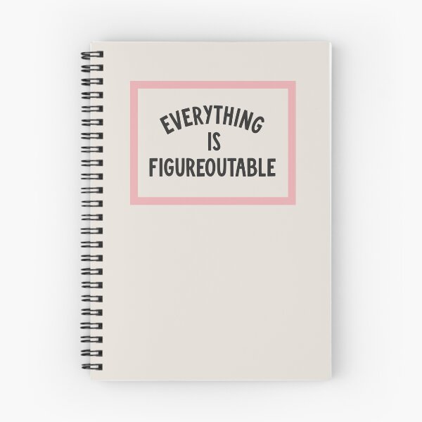 Item preview, Everything is figureoutable quote (Pink Tone) designed and sold by Paigaam.
