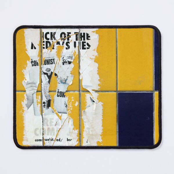 Item preview, torn paper on yellow wall designed and sold by richman.