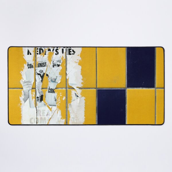 Item preview, torn paper on yellow wall designed and sold by richman.