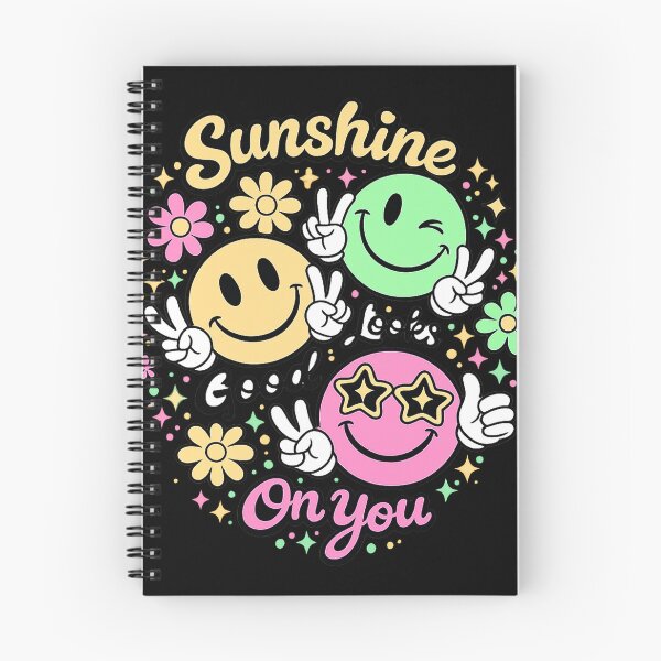 Item preview, Sunshine Looks Good On You Smiley Faces Retro Y2K Cute Happy Typography T-Shirt designed and sold by Rx Graphic Studio.