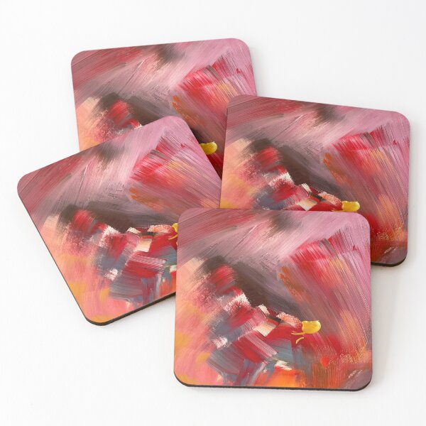 Item preview, Chrysanthemum field floral abstraction designed and sold by Susanna Schorr.