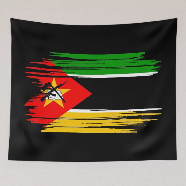 Item preview, Distressed Mozambique Flag MZ designed and sold by shitpostee.