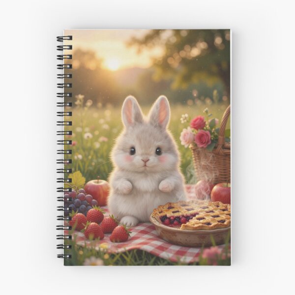 Item preview, Cottagecore Bunny Picnic — Sweet Berry Pie and Sunshine Aesthetic designed and sold by lovelistivkaa.