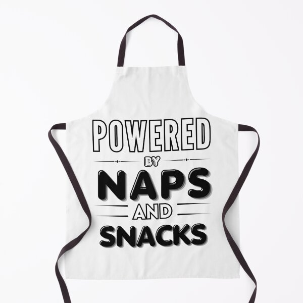 Item preview, Powered by Naps and Snacks | Funny Gifts For Lazy People designed and sold by BrokenLabel.