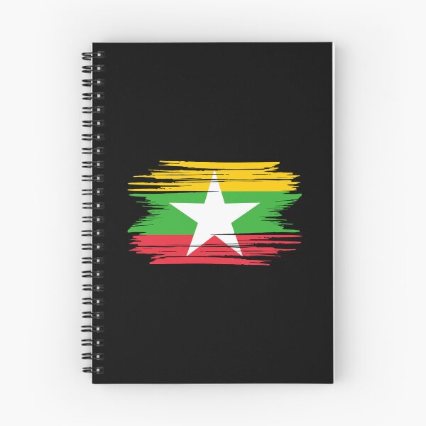 Item preview, Distressed Myanmar Flag MM designed and sold by shitpostee.